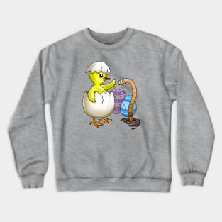 Hatched Easter Chicken Crewneck Sweatshirt
